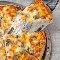 Alfredo Chicken Pizza